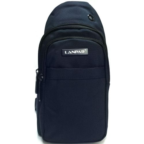Мужская сумка тканевая Lanpad Синяя
