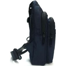 Мужская сумка тканевая Lanpad Синяя