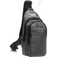 Мужская сумка тканевая Lanpad Серая