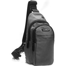 Мужская сумка тканевая Lanpad Серая