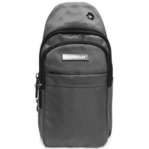 Мужская сумка тканевая Lanpad Серая