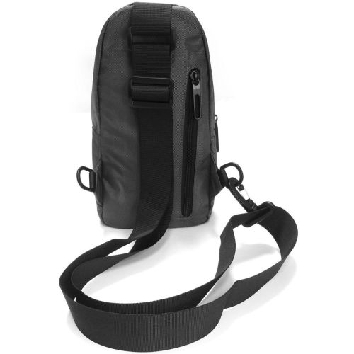 Мужская сумка тканевая Lanpad Серая