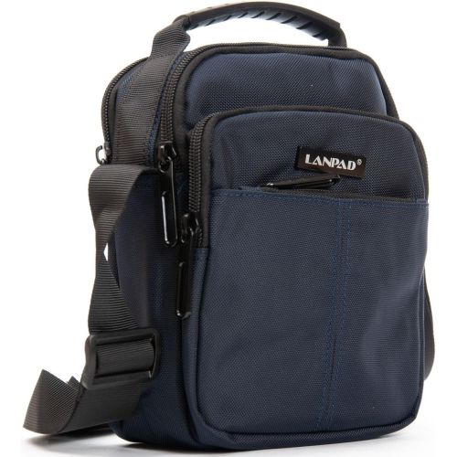 Сумка мужская на плечо Lanpad Синяя