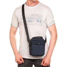 Сумка мужская на плечо Lanpad Синяя