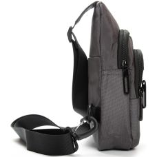 Сумка мужская через плечо Lanpad Серая