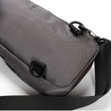 Сумка мужская через плечо Lanpad Серая