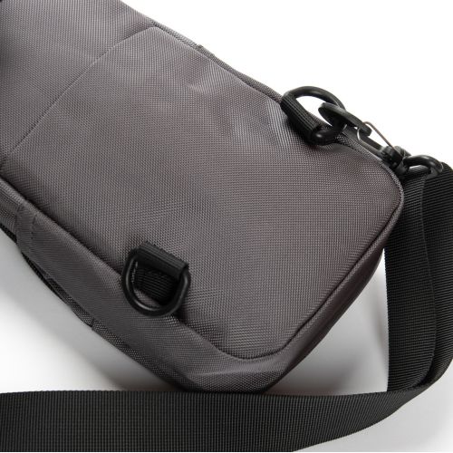 Сумка мужская через плечо Lanpad Серая