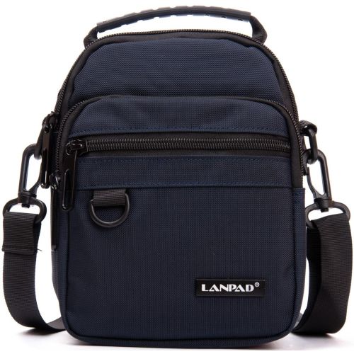 Мужская сумка Lanpad на плечо Синяя