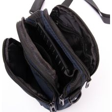 Мужская сумка Lanpad на плечо Синяя