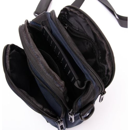 Мужская сумка Lanpad на плечо Синяя