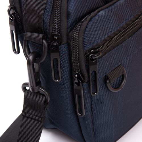 Мужская сумка Lanpad на плечо Синяя