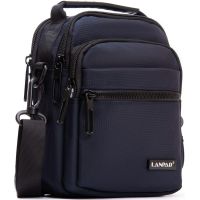 Сумка мужская на плечо Lanpad нейлон Синяя