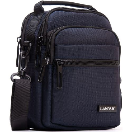 Сумка мужская на плечо Lanpad Синяя