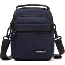 Сумка мужская на плечо Lanpad нейлон Синяя