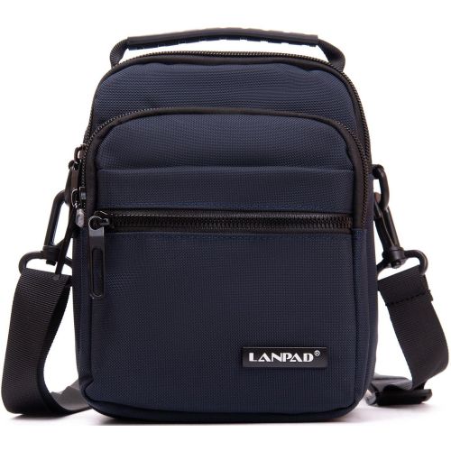 Сумка мужская на плечо Lanpad Синяя