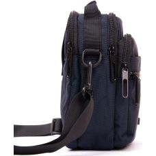 Сумка мужская на плечо Lanpad нейлон Синяя