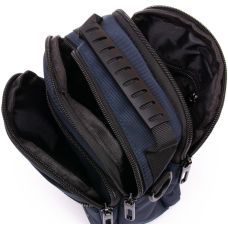 Сумка мужская на плечо Lanpad нейлон Синяя