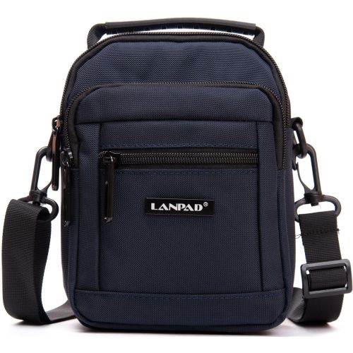Сумка мужская Lanpad на плечо Синяя