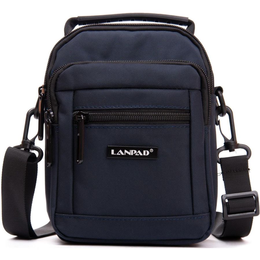Сумка мужская Lanpad на плечо Синяя