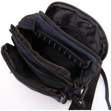 Сумка мужская Lanpad на плечо Темно-синяя