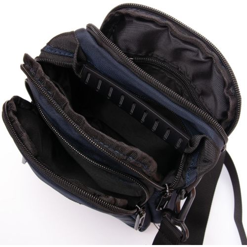 Сумка мужская Lanpad на плечо Синяя