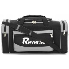 Вместительная дорожная сумка из кордуры 58L Reverse Черная с серым