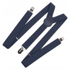 Подтяжки мужские для брюк Martom Темно-синие