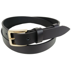 Женский кожаный ремень Skipper Черный ширина 3 см