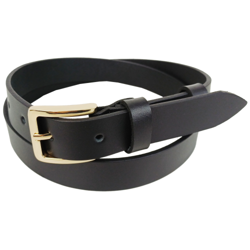 Женский кожаный ремень Skipper Черный ширина 3 см