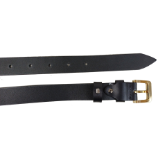 Женский кожаный ремень Skipper Черный ширина 3 см