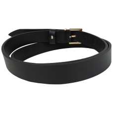 Универсальный женский кожаный ремень Skipper ширина 3 см Черный