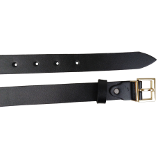 Универсальный женский кожаный ремень Skipper ширина 3 см Черный