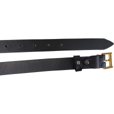 Универсальный женский кожаный ремень Skipper ширина 3 см Черный