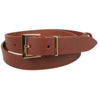 Женский кожаный ремень Skipper Украний Коричневый ширина 3 см