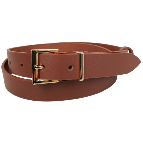 Женский кожаный ремень Skipper Украний Коричневый ширина 3 см