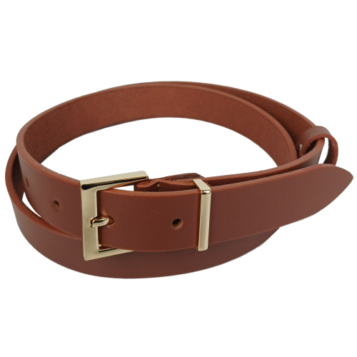 Женский кожаный ремень Skipper Украний Коричневый ширина 3 см