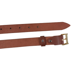 Женский кожаный ремень Skipper Украний Коричневый ширина 3 см