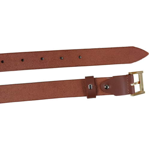 Женский кожаный ремень Skipper Украний Коричневый ширина 3 см