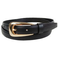 Женский ремень с золотистой пряжкой UP2 Fashion Women Германия Черный
