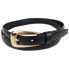 Женский ремень с золотистой пряжкой UP2 Fashion Women Германия Черный