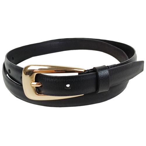 Женский ремень с золотистой пряжкой UP2 Fashion Women Германия Черный