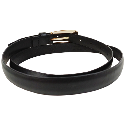 Женский ремень с золотистой пряжкой UP2 Fashion Women Германия Черный