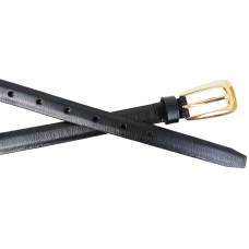 Женский ремень с золотистой пряжкой UP2 Fashion Women Германия Черный