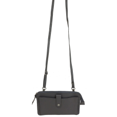 Небольшая женская кожаная сумка чехол для телефона документов UP2 Fashion Серая
