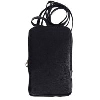 Небольшая кожаная сумка для телефона документов Live in Style Черная