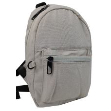 Маленький женский рюкзак 3L LS Антивор с RFid Светло-серый