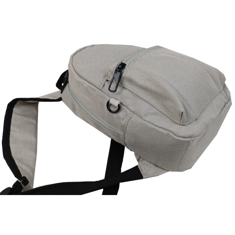 Маленький женский рюкзак 3L LS Антивор с RFid Светло-серый