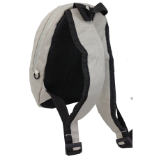 Маленький женский рюкзак 3L LS Антивор с RFid Светло-серый