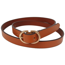 Узкий женский ремень UP2 Fashion Women Коричневый