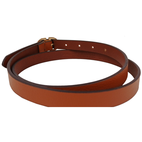 Узкий женский ремень UP2 Fashion Women Коричневый